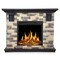 Edendirect 50.59'' 750/1500W Heater, 7 Flame Brightness, Multi-Color Freestanding Electric Fireplace Y4926+Y926M - alternate 2
